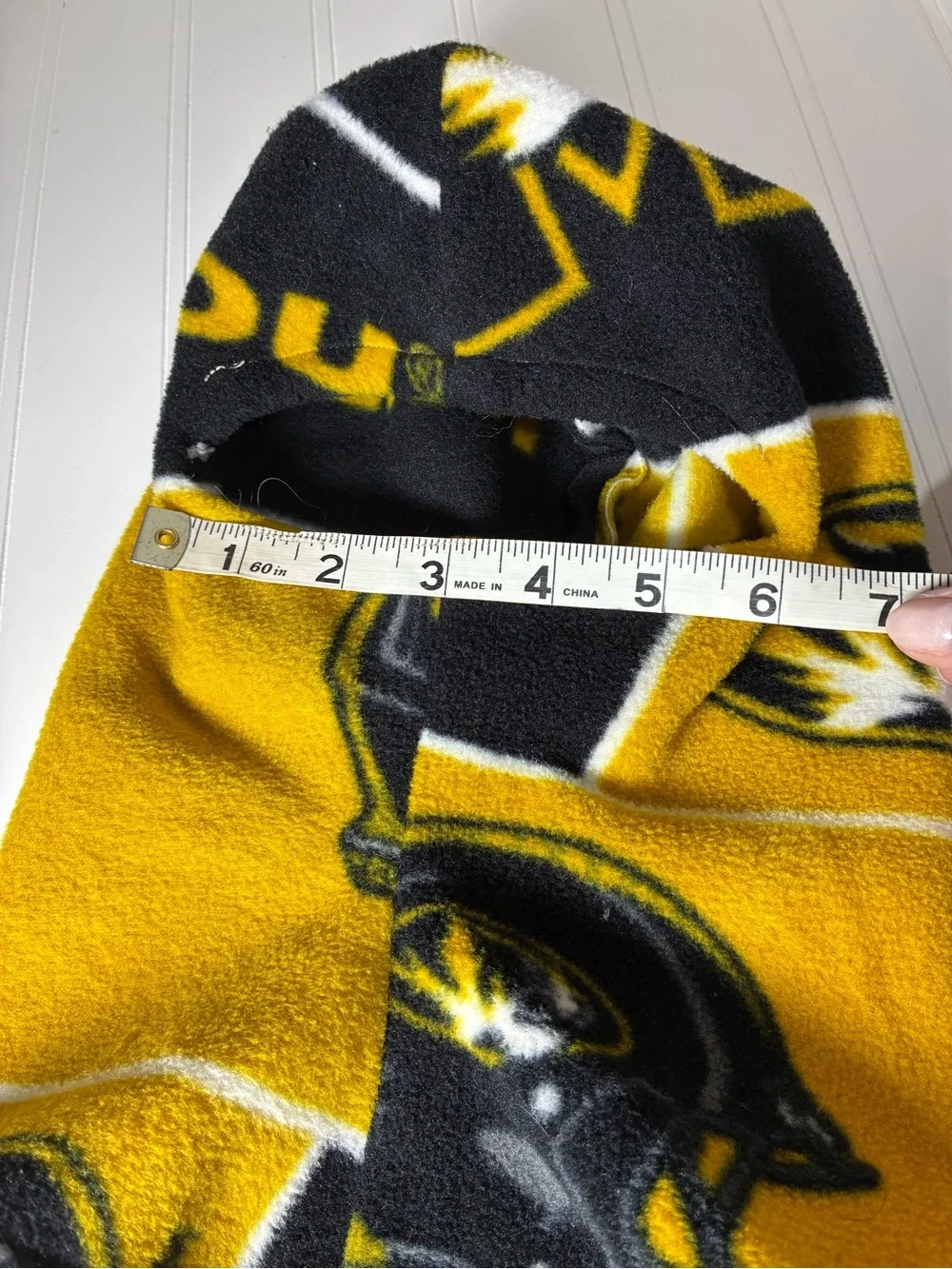 Custom Made MIZZOU Kids Fleece Balaclava